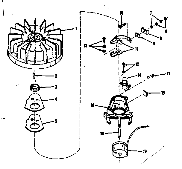 No. 27248 Magneto Diagram and Parts List for 14342204  Craftsman Engine