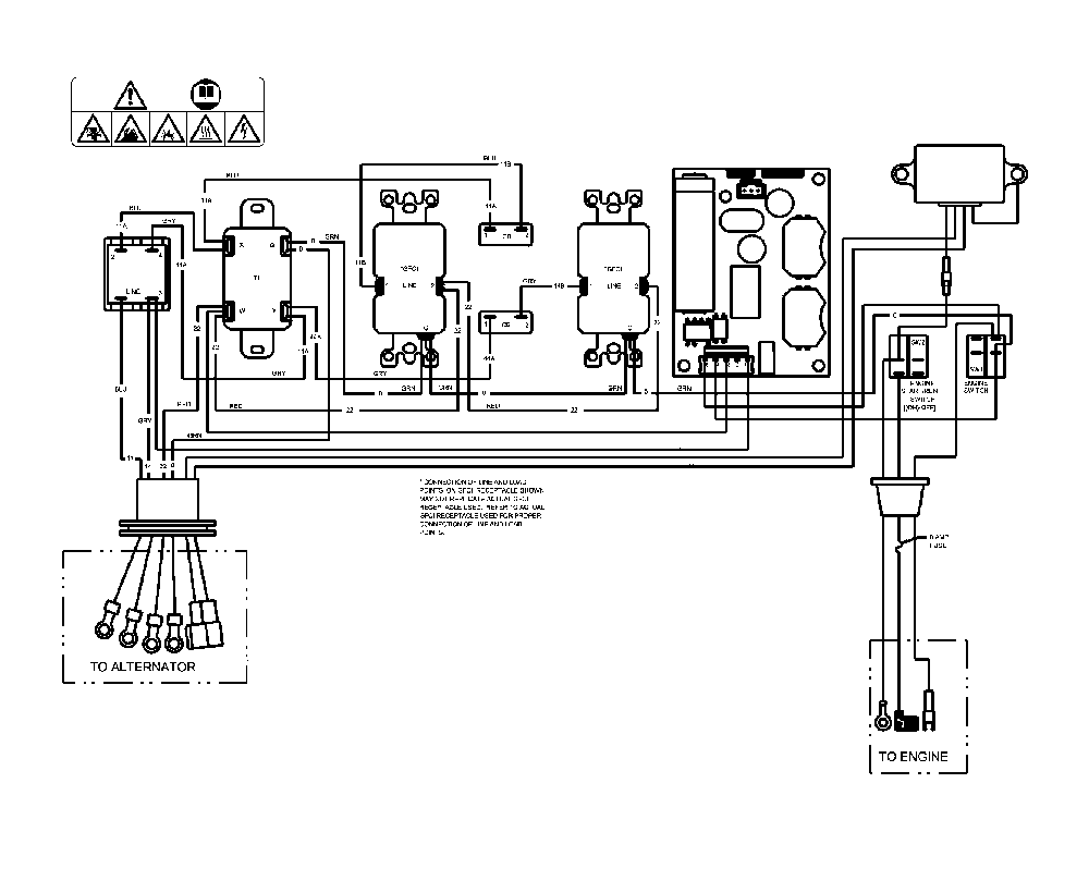 Wiring diagram Diagram and Parts List for CMXGGAS030733  Craftsman Generator