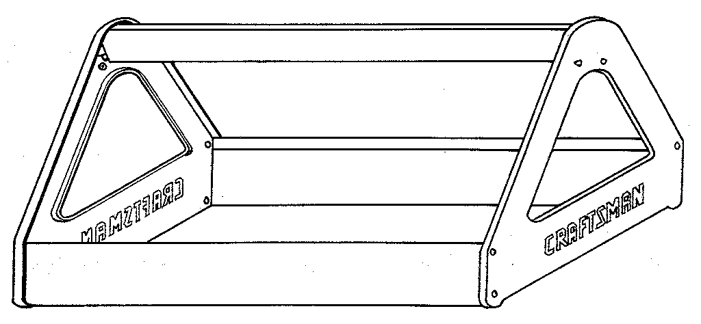Unit Parts Diagram and Parts List for 70665280  Craftsman Tool Stand & Cart