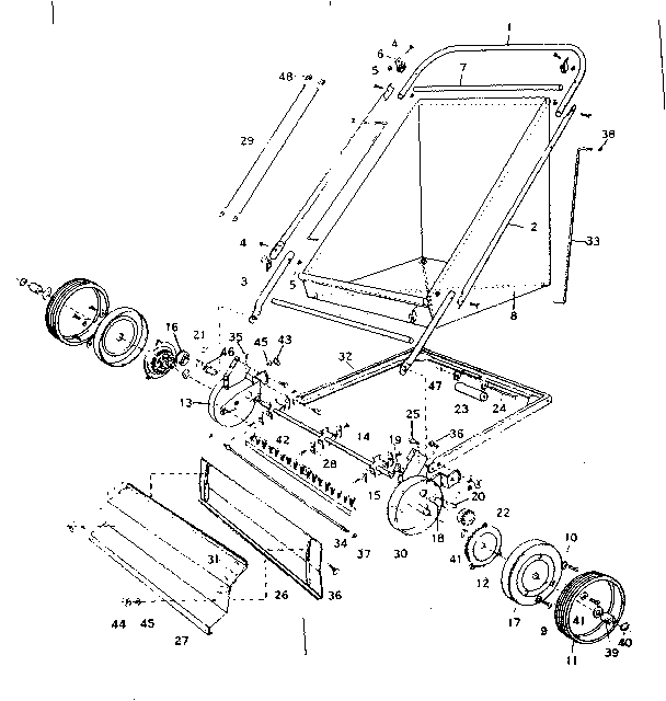 Unit Parts Diagram and Parts List for 53683860  Craftsman Lawn Tractor