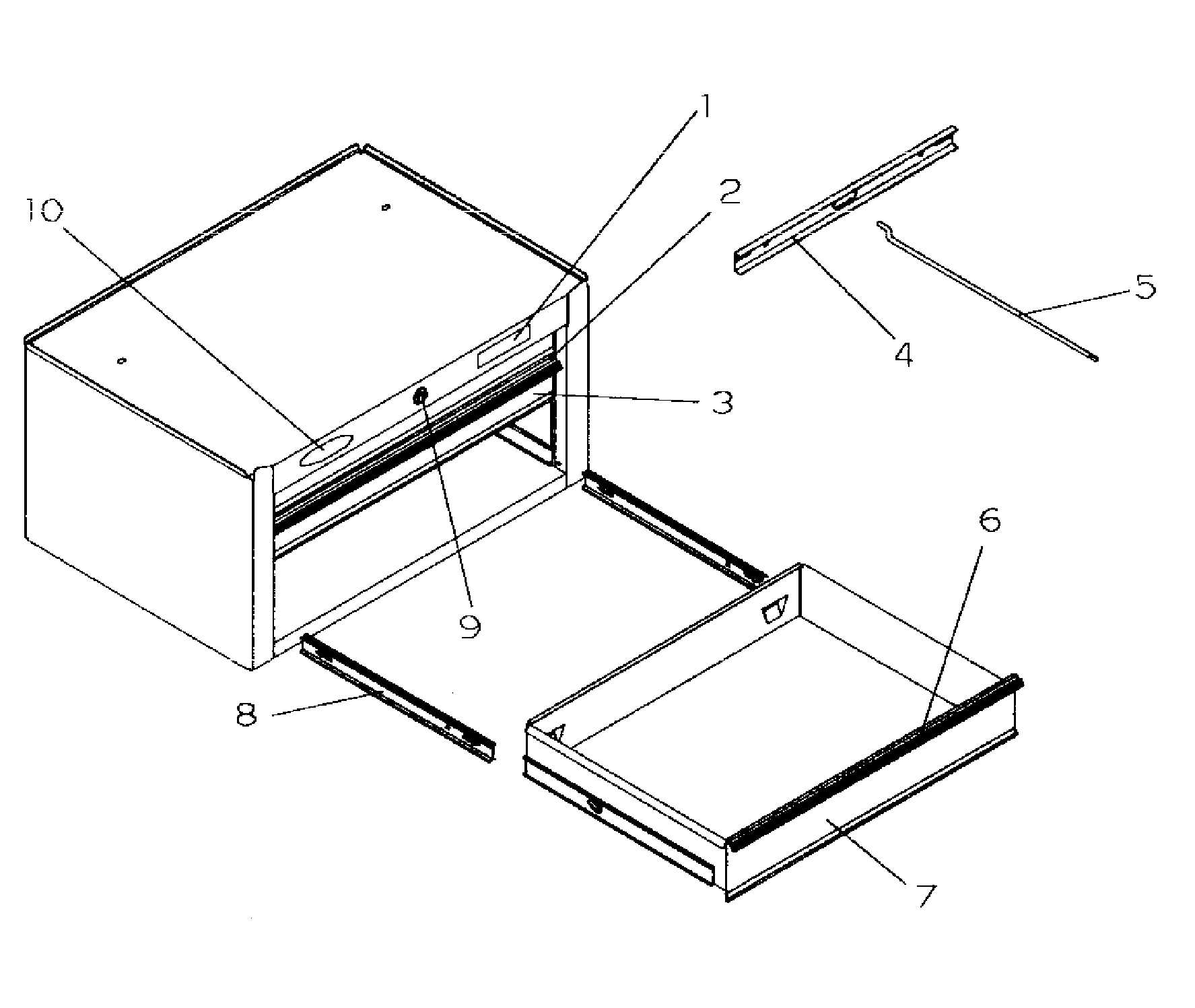 Toolbox Diagram and Parts List for 706650304  Craftsman Tool Stand & Cart