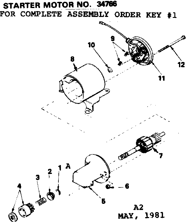 Replacement Parts Diagram and Parts List for 143314192  Craftsman Engine