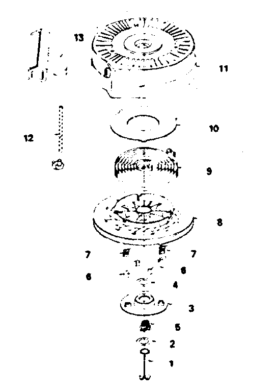 Rewind Starter No. 590642 Diagram and Parts List for 143784122  Craftsman Engine