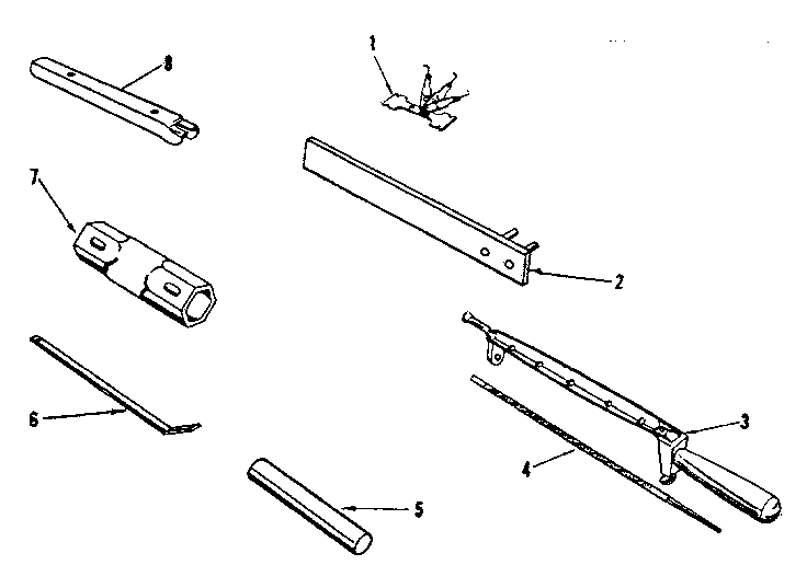 Optional Equipment Diagram and Parts List for 917350711  Craftsman Chainsaw