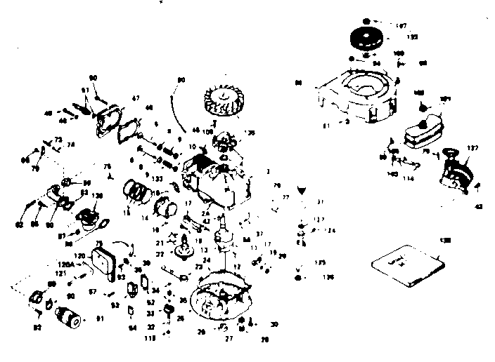 Unit Parts Diagram and Parts List for 143234192  Craftsman Engine