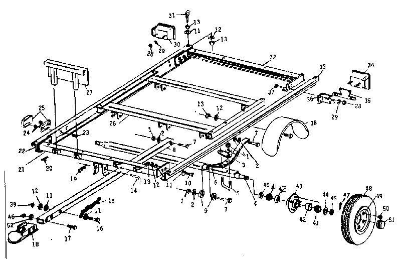Unit Diagram and Parts List for 6150  Craftsman Garage and Workshop