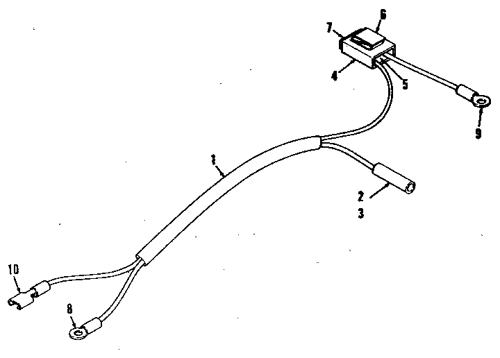 Wiring Harness Engine Diagram and Parts List for 73911054C  Craftsman Engine