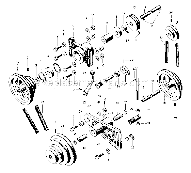 Page I Diagram and Parts List for 10128930  Craftsman Lathe