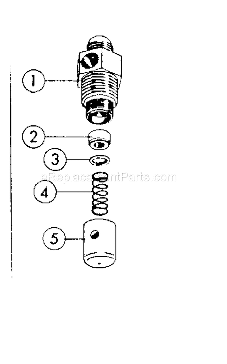 Check Valve No. 15681 Diagram and Parts List for 10217224  Craftsman Compressor