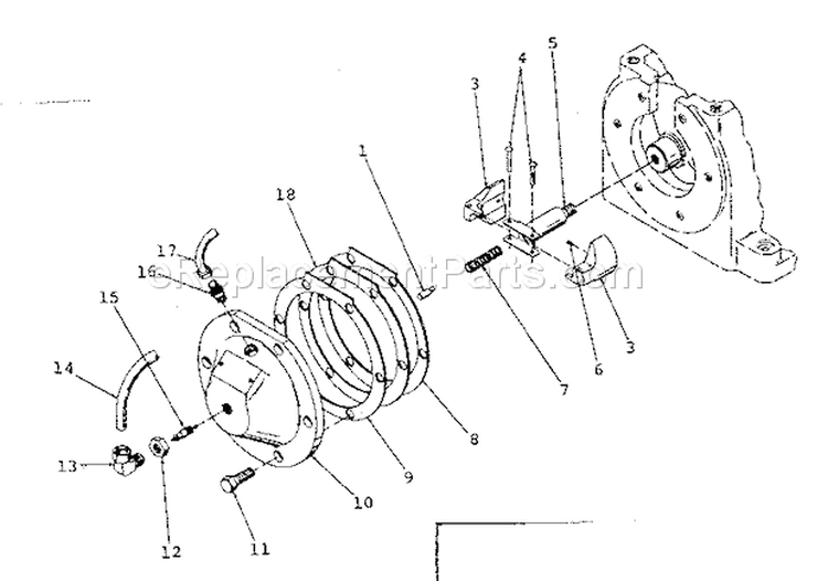 Page F Diagram and Parts List for 10217310  Craftsman Compressor