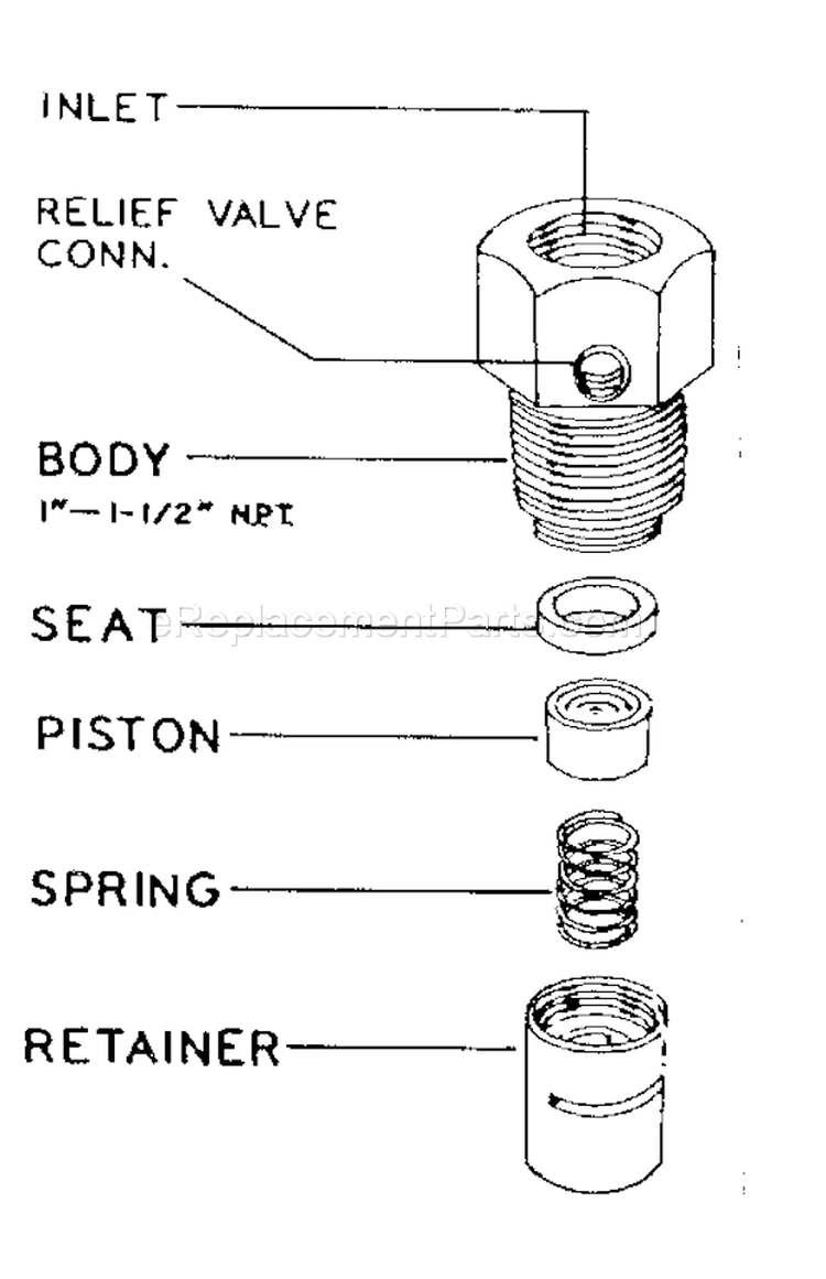 Page C Diagram and Parts List for 10217312  Craftsman Compressor