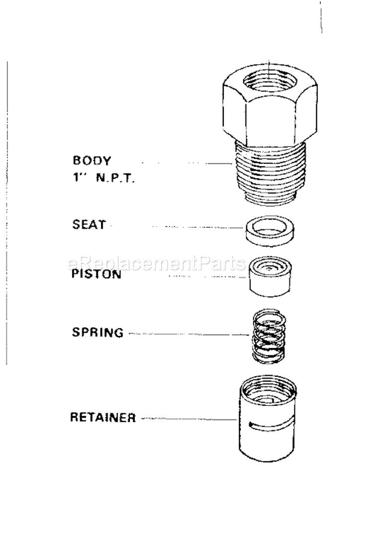 Page D Diagram and Parts List for 10217313  Craftsman Compressor