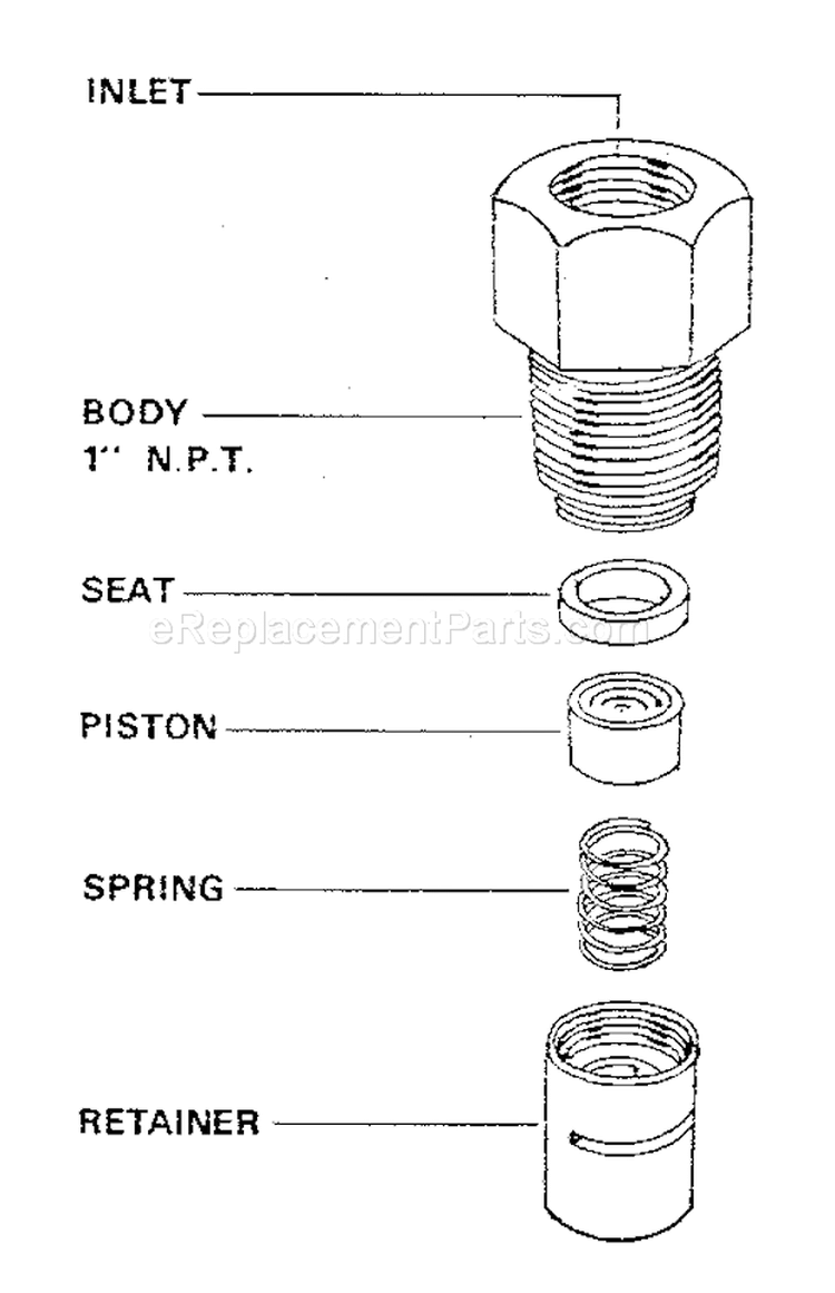 Page F Diagram and Parts List for 10217315  Craftsman Compressor