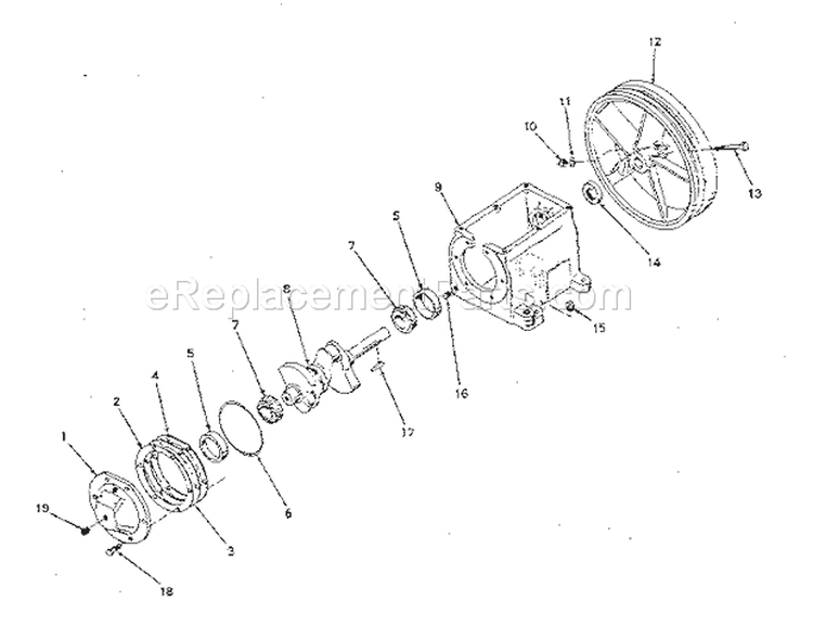 Page A Diagram and Parts List for 10217316  Craftsman Compressor