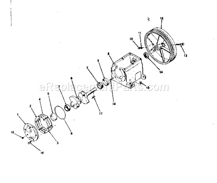Page A Diagram and Parts List for 10217317  Craftsman Compressor
