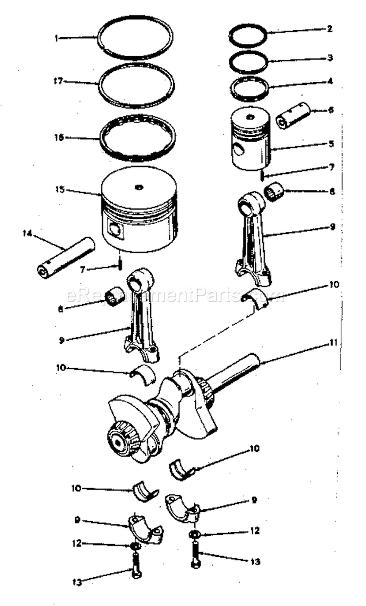 Page C Diagram and Parts List for 102173181  Craftsman Compressor