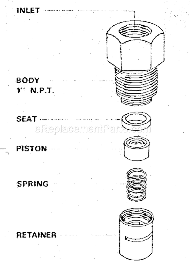 Page F Diagram and Parts List for 10217318  Craftsman Compressor