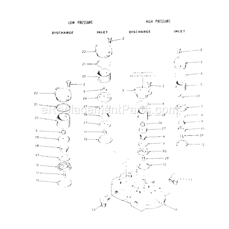Page D Diagram and Parts List for 10217319  Craftsman Compressor