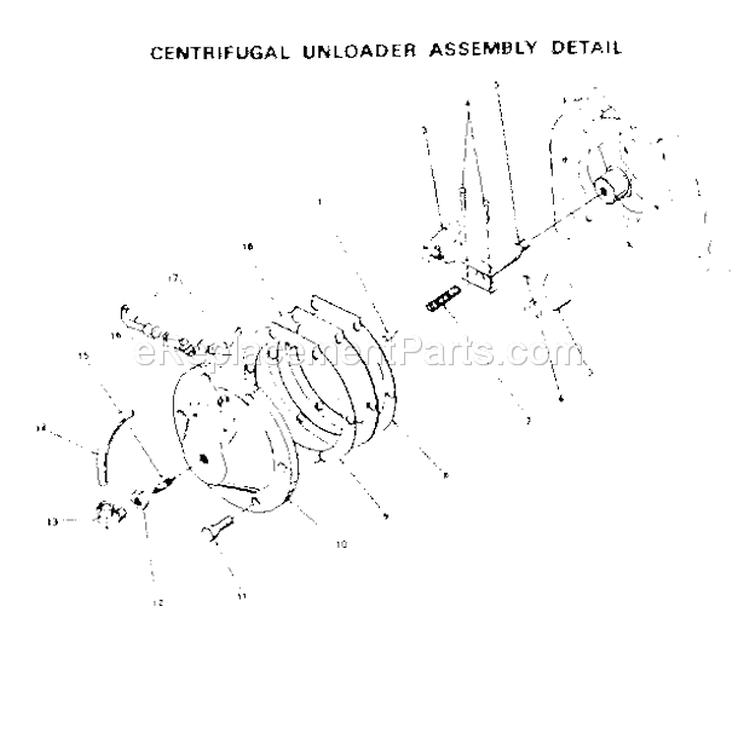 Page E Diagram and Parts List for 10217319  Craftsman Compressor