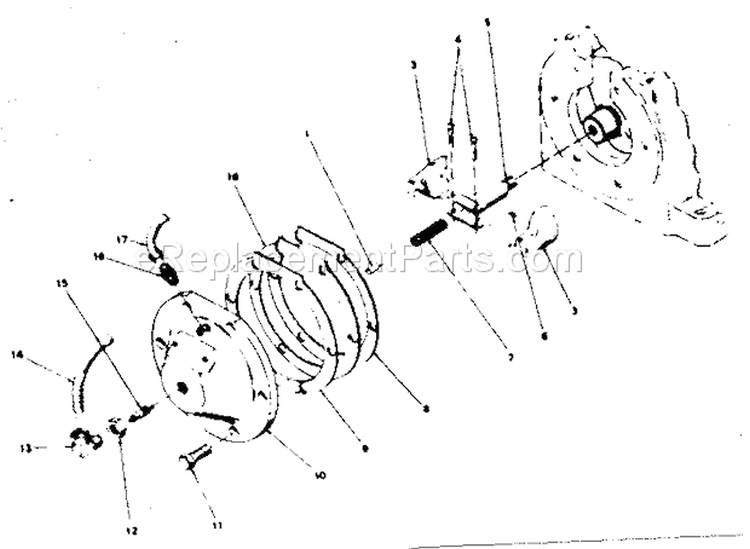 Page D Diagram and Parts List for 10217333  Craftsman Compressor