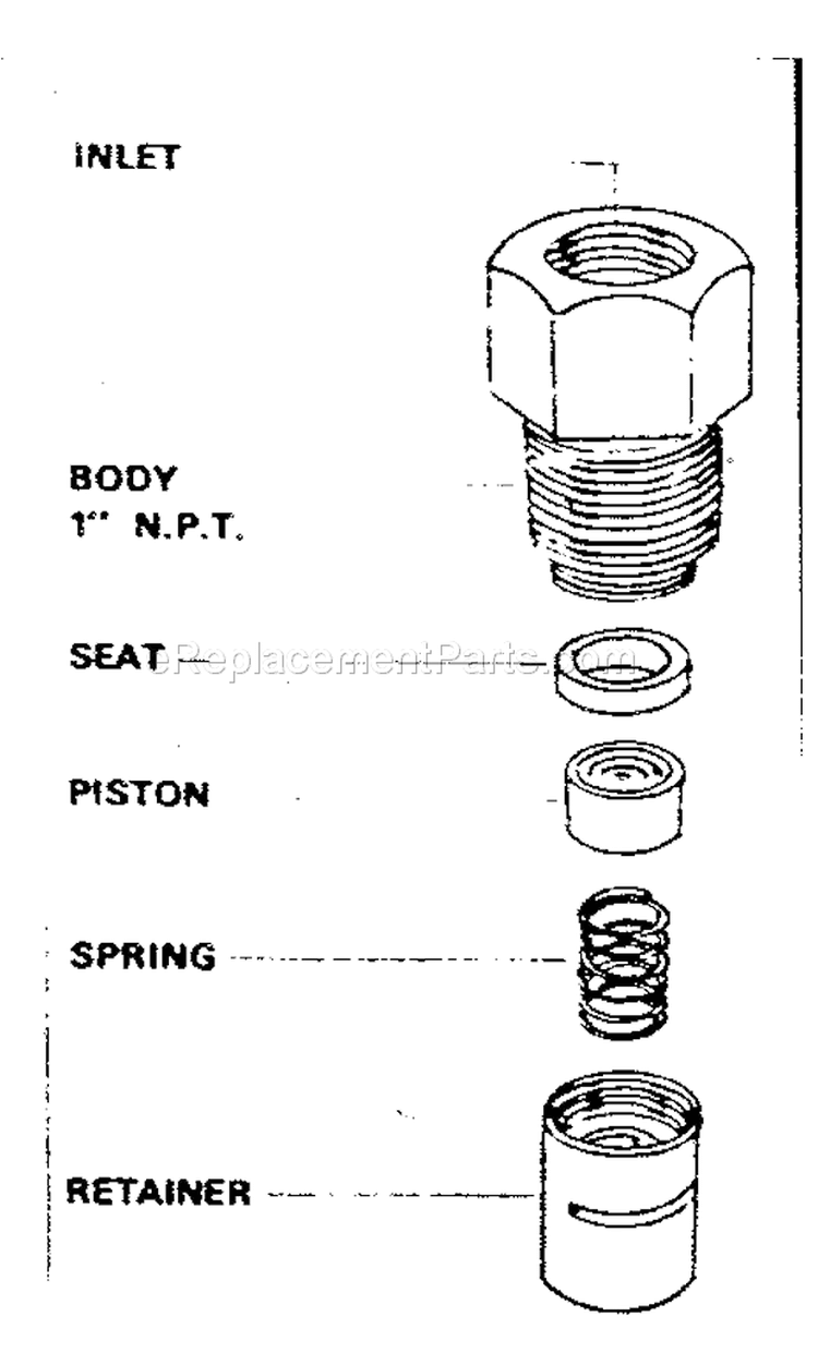 Page F Diagram and Parts List for 10217336  Craftsman Compressor