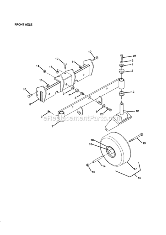 Page K Diagram and Parts List for 102273920  Craftsman Lawn Tractor