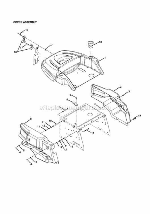 Page L Diagram and Parts List for 102273920  Craftsman Lawn Tractor