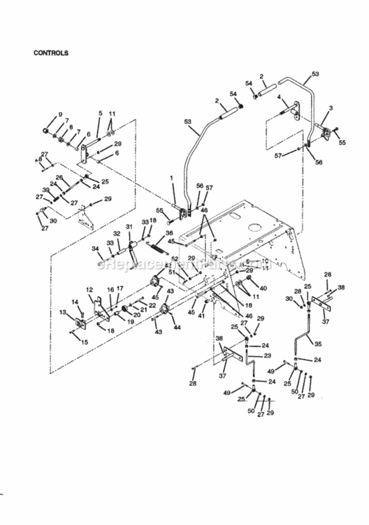 Page M Diagram and Parts List for 102273920  Craftsman Lawn Tractor