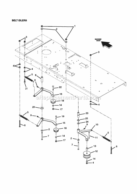 Page H Diagram and Parts List for 102273920  Craftsman Lawn Tractor