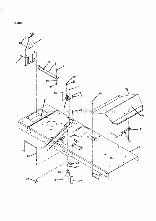 Page I Diagram and Parts List for 102273920  Craftsman Lawn Tractor