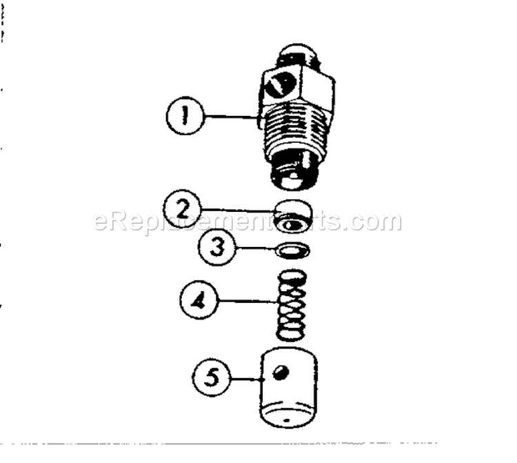 Page B Diagram and Parts List for 10289340  Craftsman Compressor