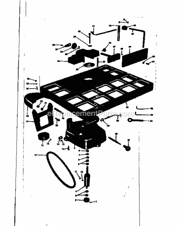 Page A Diagram and Parts List for 10323922  Craftsman Planer Jointer