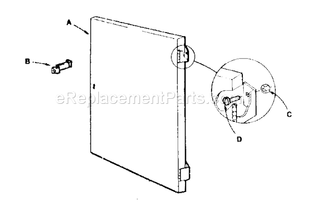 Unit Diagram and Parts List for 10338  Craftsman Workbench