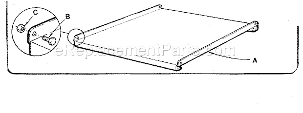 Unit Diagram and Parts List for 10347  Craftsman Workbench