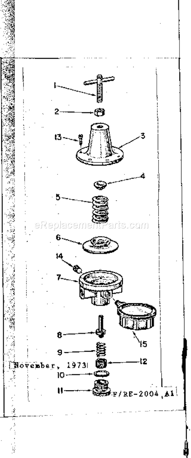 Page B Diagram and Parts List for 106153781  Craftsman Paint Sprayer