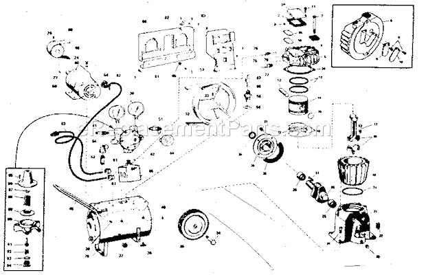 Page A Diagram and Parts List for 106154381  Craftsman Paint Sprayer