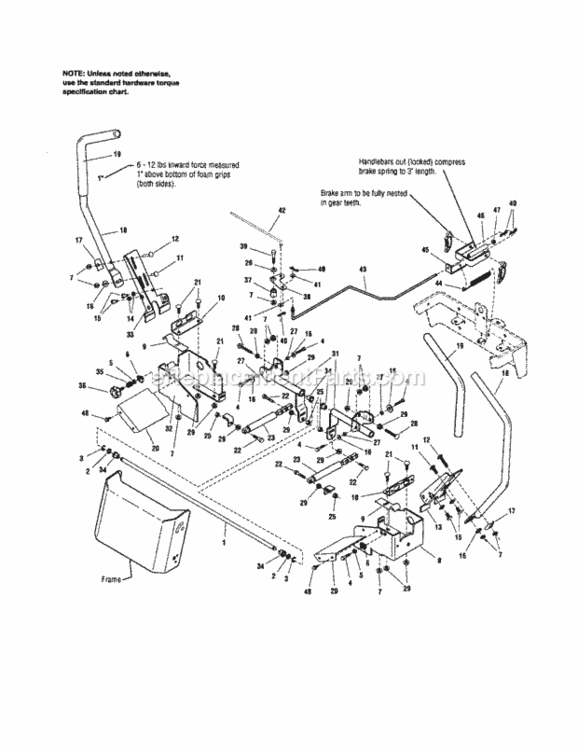 Page E Diagram and Parts List for 107277720  Craftsman Lawn Tractor