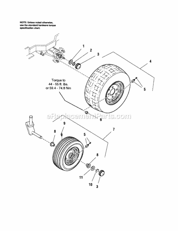 Page G Diagram and Parts List for 107277720  Craftsman Lawn Tractor