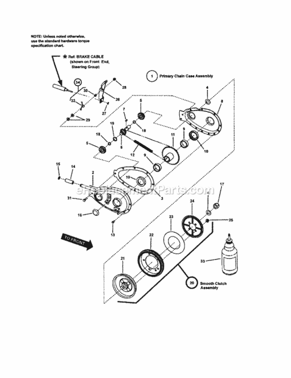 Page P Diagram and Parts List for 107280340  Craftsman Lawn Tractor