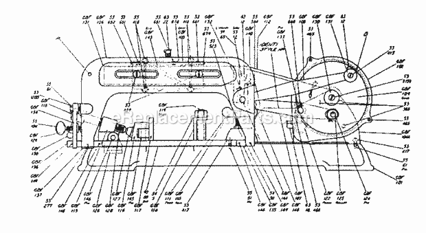 Unit Diagram and Parts List for 1081501  Craftsman Reciprocating Saw