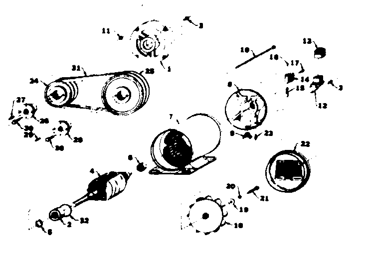 Stator Assembly Diagram and Parts List for 5803125-8  Craftsman Engine