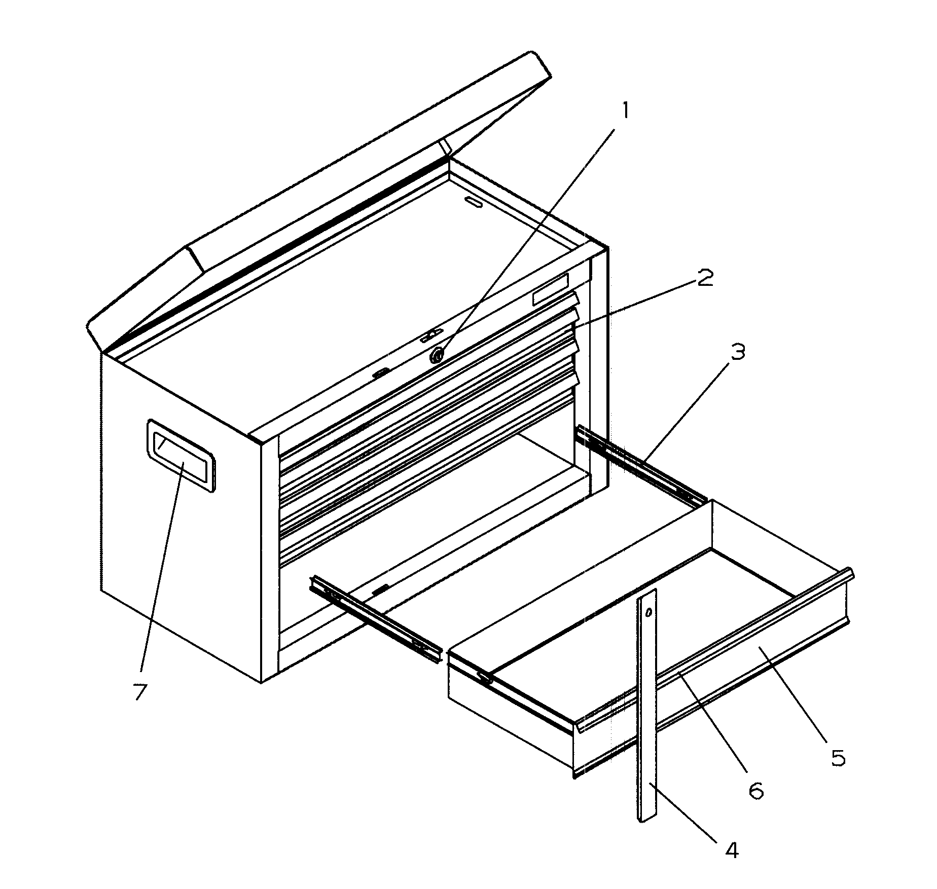 Tool Chest Diagram and Parts List for 706622141  Craftsman Tool Stand & Cart