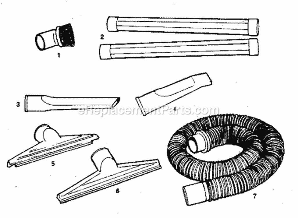 Page B Diagram and Parts List for 113179410  Craftsman Utility Vacuum