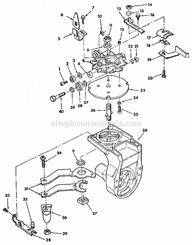Page D Diagram and Parts List for 113197160  Craftsman Chop Saw