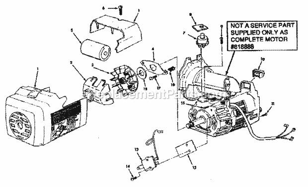 Page I Diagram and Parts List for 113197160  Craftsman Chop Saw