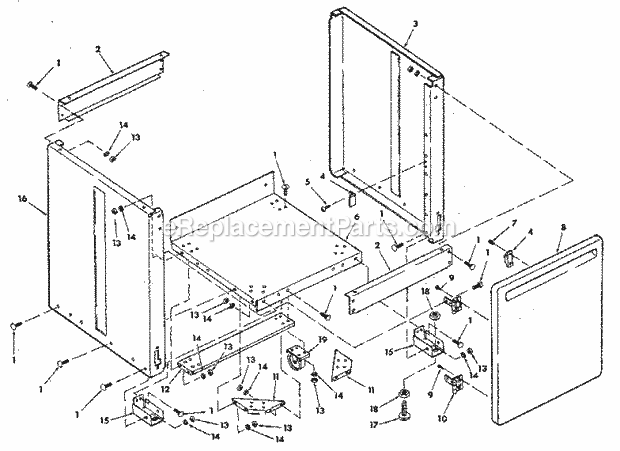 Figure 9 - Parts List 23"... Diagram and Parts List for 113197250  Craftsman Chop Saw