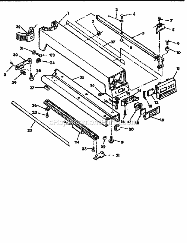 Page E Diagram and Parts List for 11319751  Craftsman Chop Saw