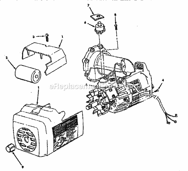 Page I Diagram and Parts List for 11319751  Craftsman Chop Saw