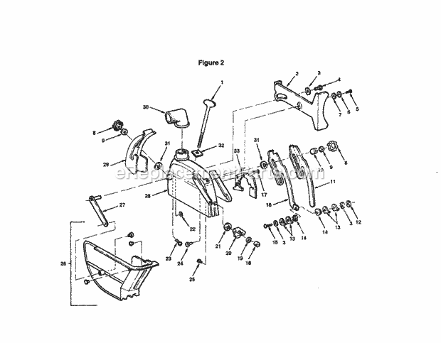 Page J Diagram and Parts List for 11319771  Craftsman Chop Saw