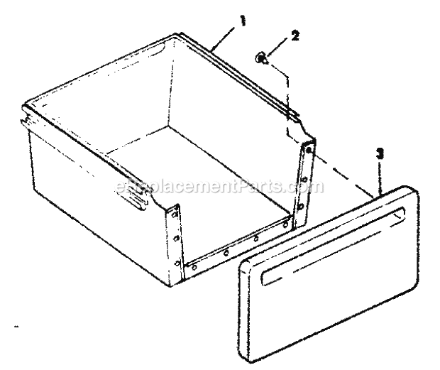 Figure 8 - Drawer Assembl... Diagram and Parts List for 113198510  Craftsman Chop Saw
